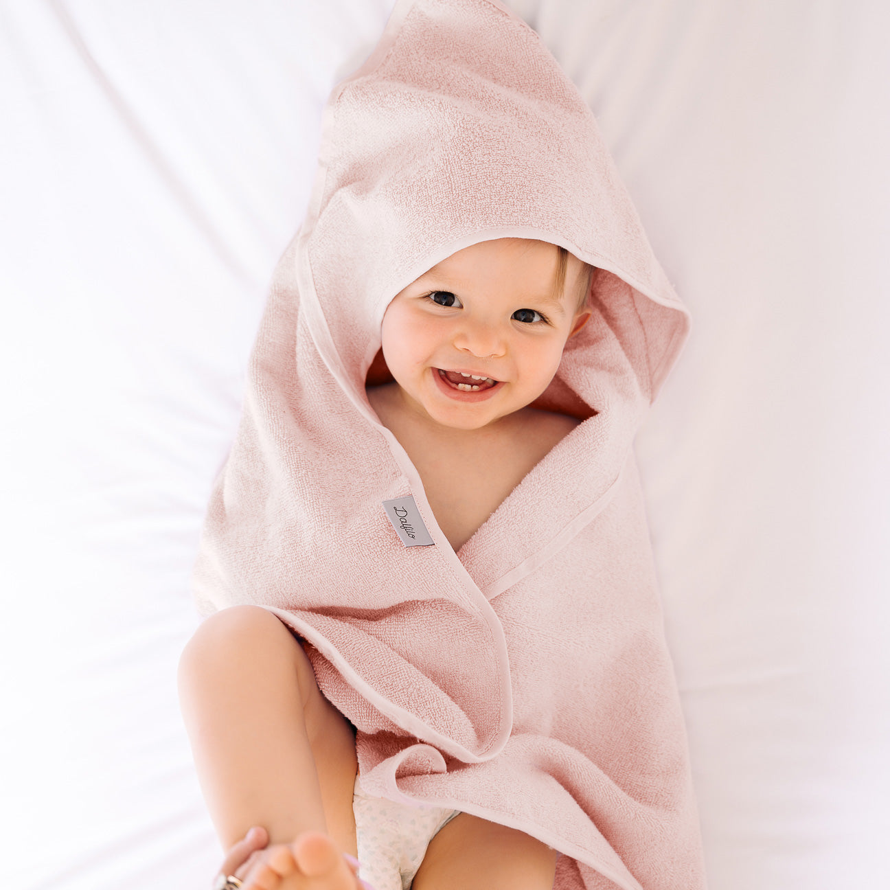 Badeponcho
- Einheitsgröße (2-4 Jahre)- Rosa- Klassische Baumwolle - Dalfilo