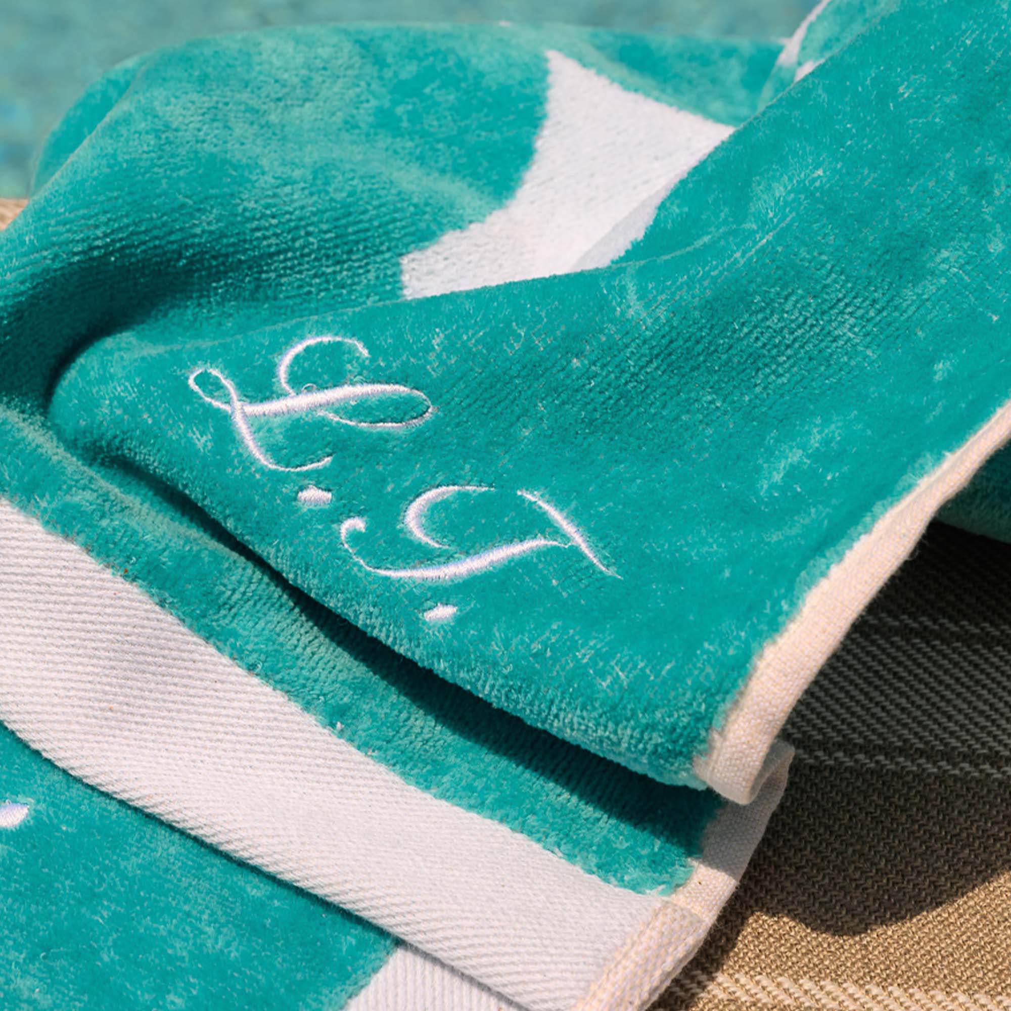 Stickerei Strand Badetuch
 - Dalfilo