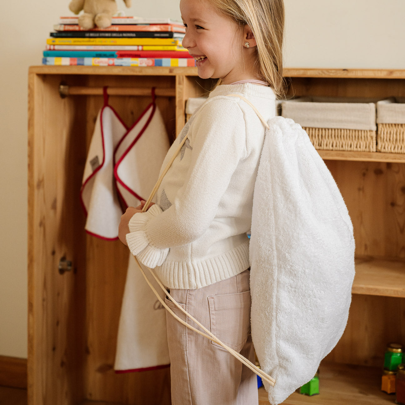 Kinder-Schulset
- Einheitsgröße- Weiß- Baumwolle - Dalfilo