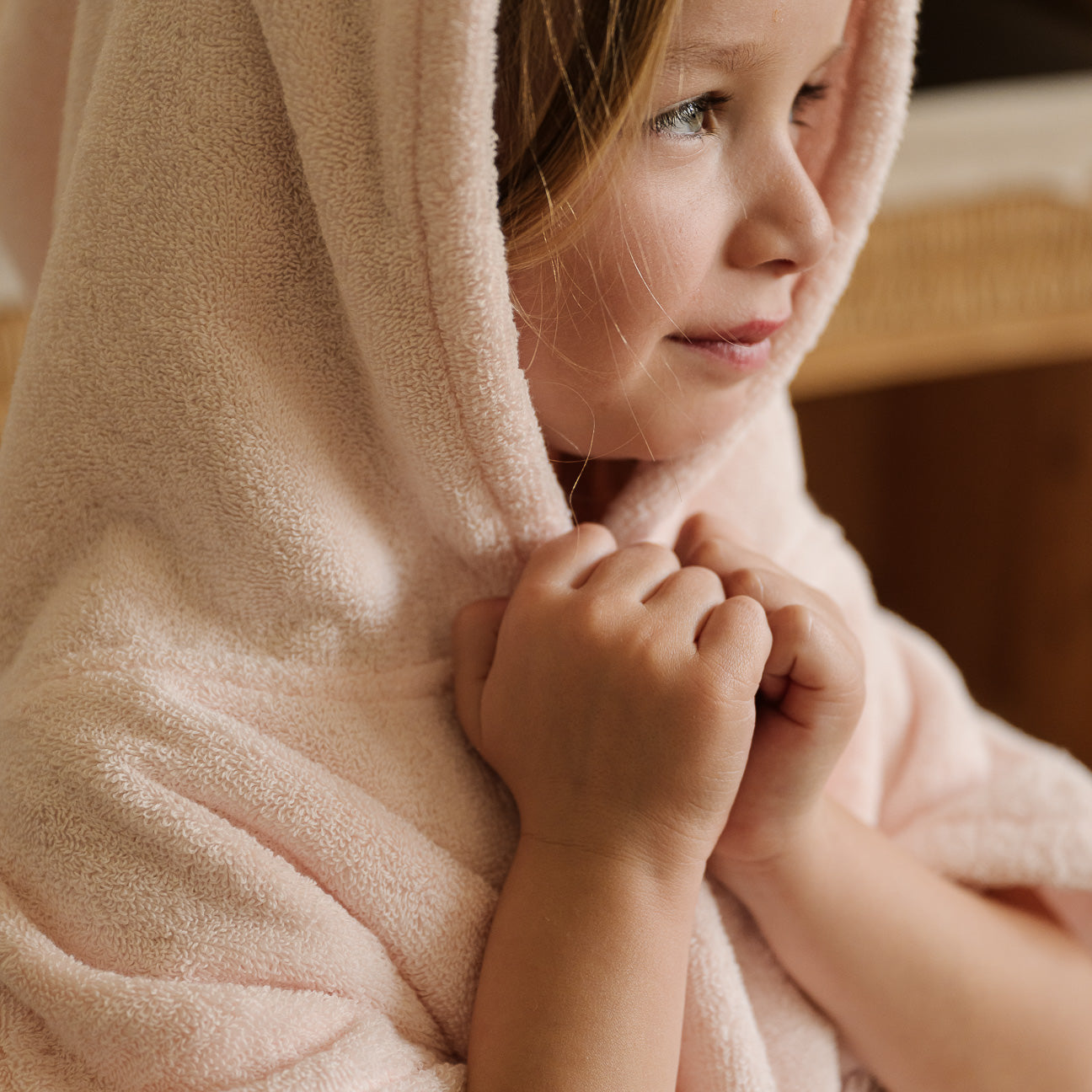 Badeponcho
- Einheitsgröße (2-4 Jahre)- Rosa- Klassische Baumwolle - Dalfilo