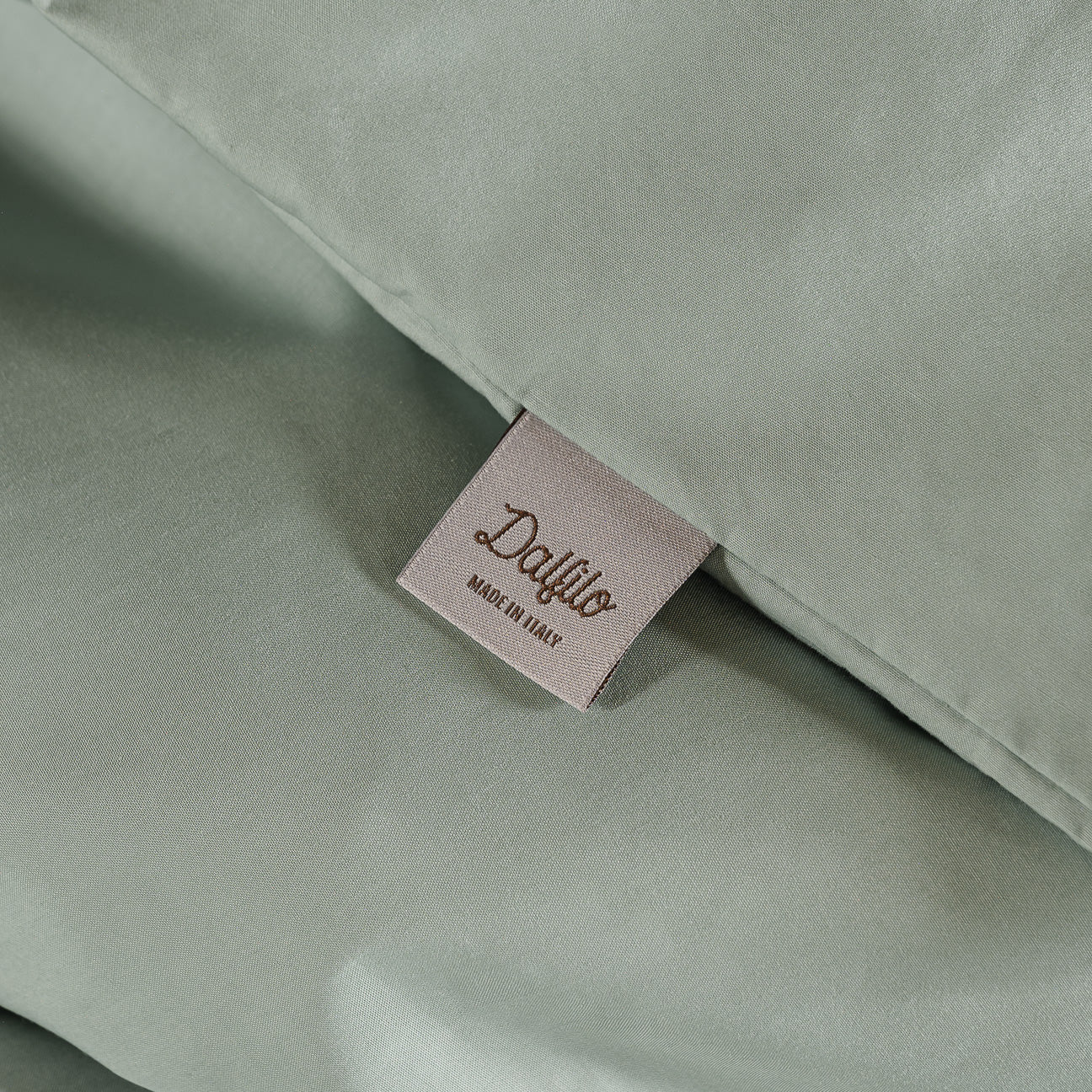 Cotton pillowcase set
- 50x70cm- Salbeigrün- Percale - Dalfilo