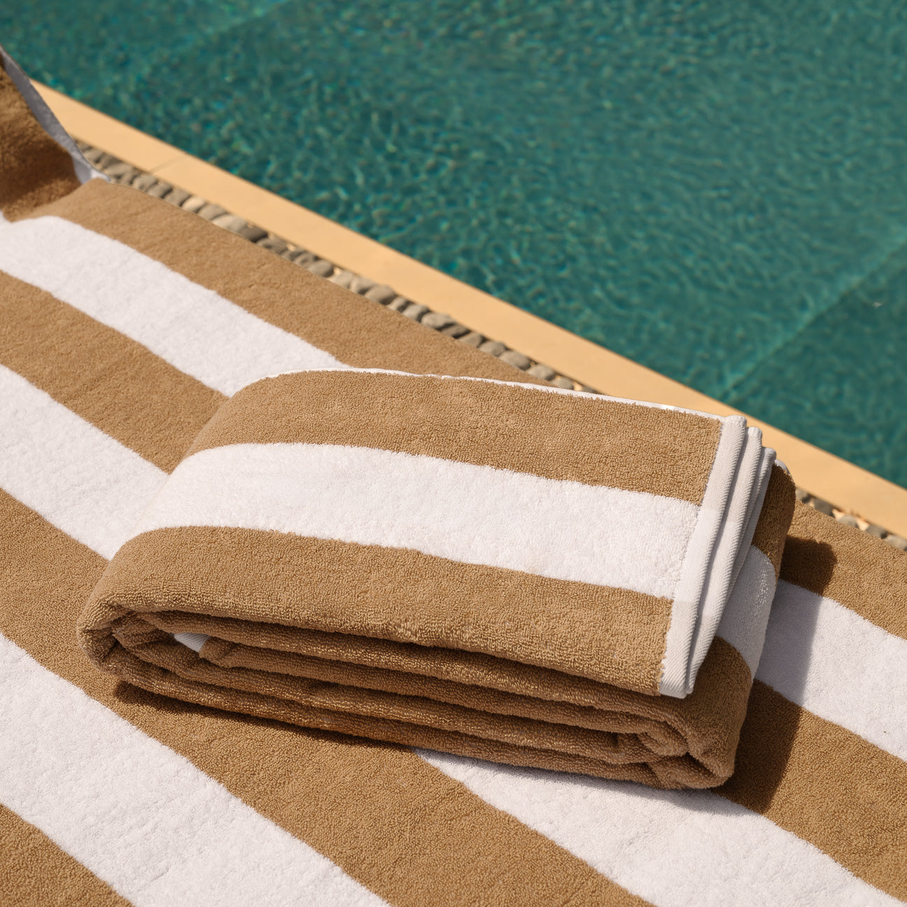Strand-Badetuch Portofino
- 100x180 cm- Sand- Baumwolle - Dalfilo