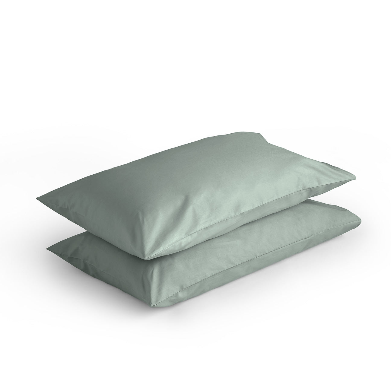 Cotton pillowcase set
- 50x70cm- Salbeigrün- Percale - Dalfilo
