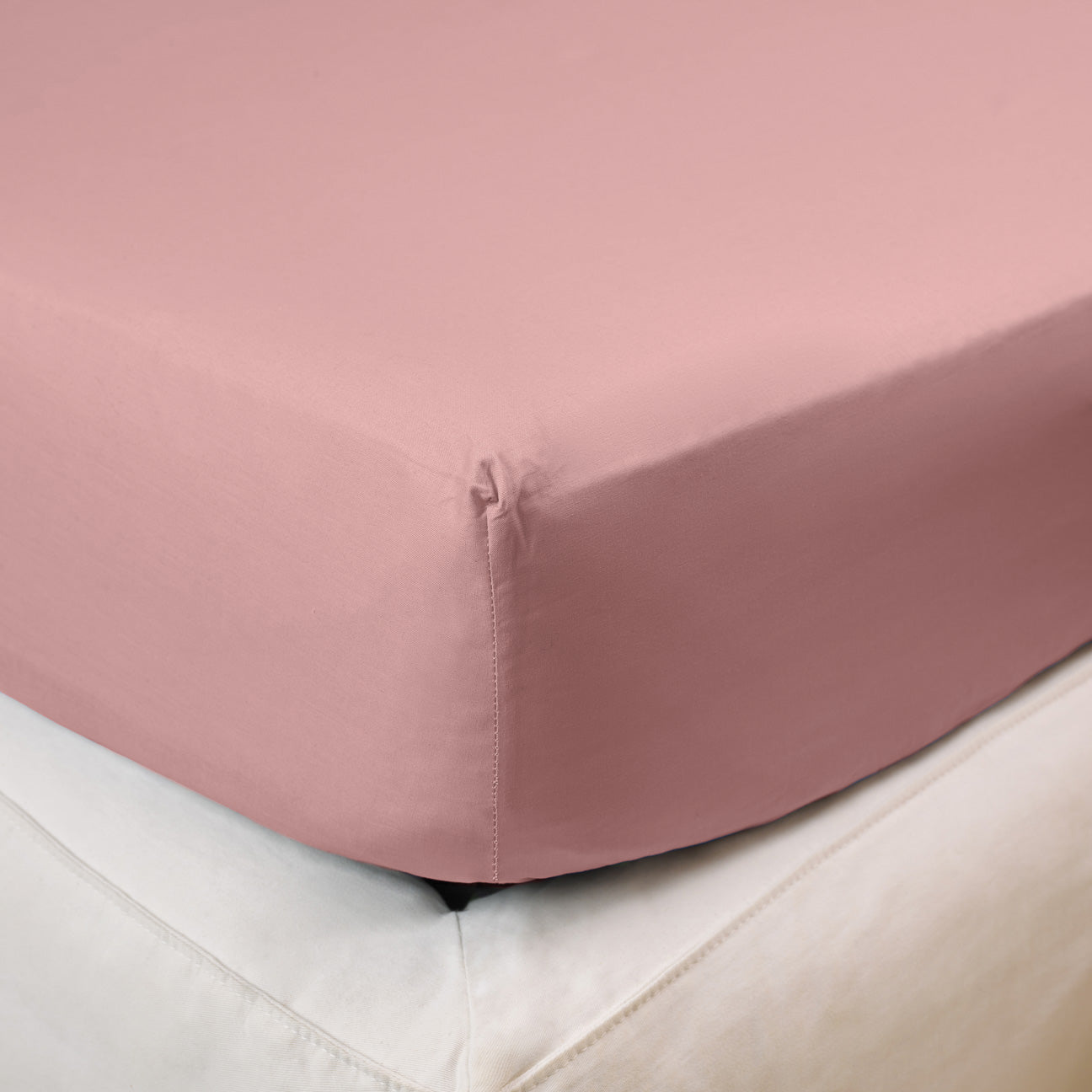 Cotton fitted sheet
- 90x200cm- Mauve- Percale - Dalfilo
