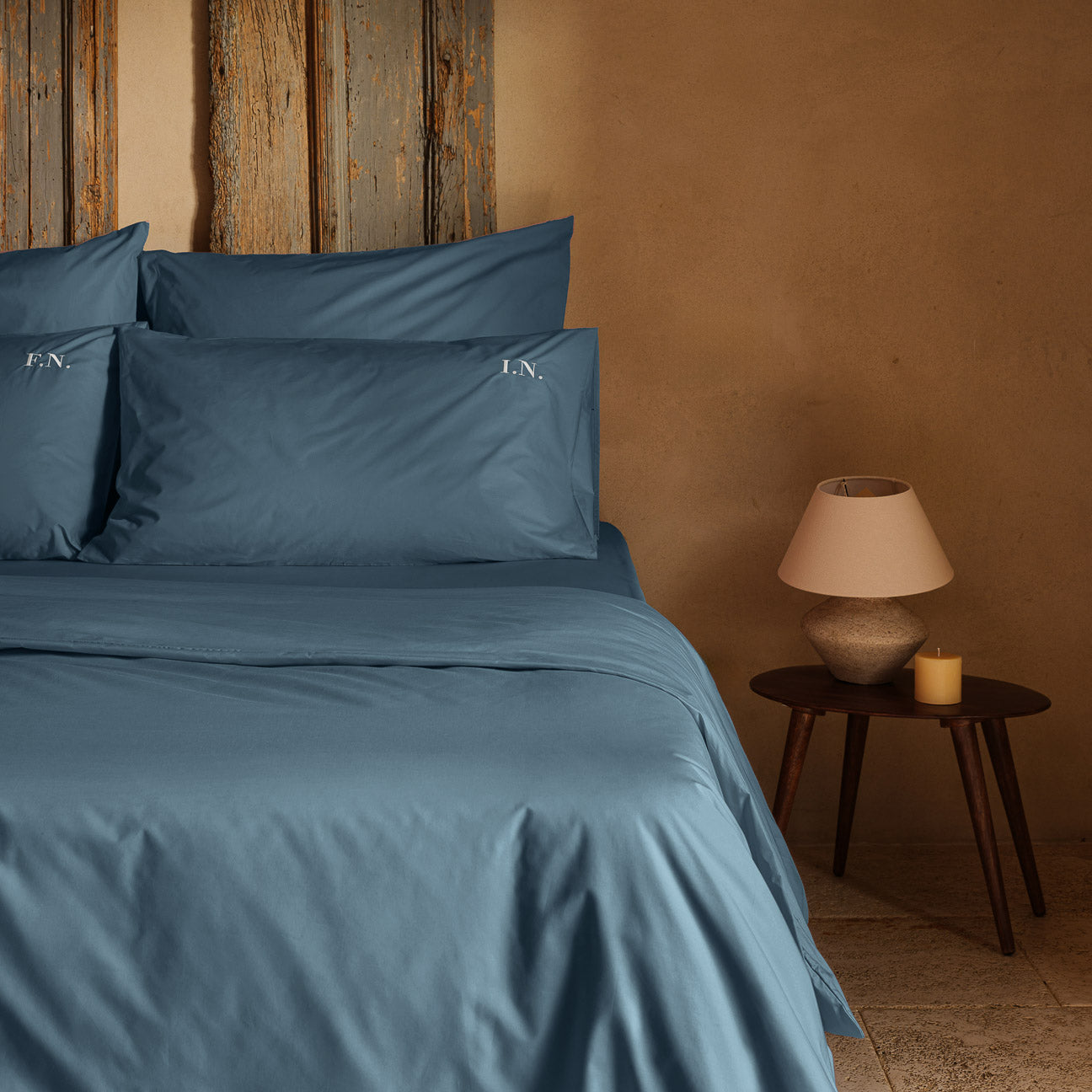 Cotton bedding set
- Denim- Percale - Dalfilo