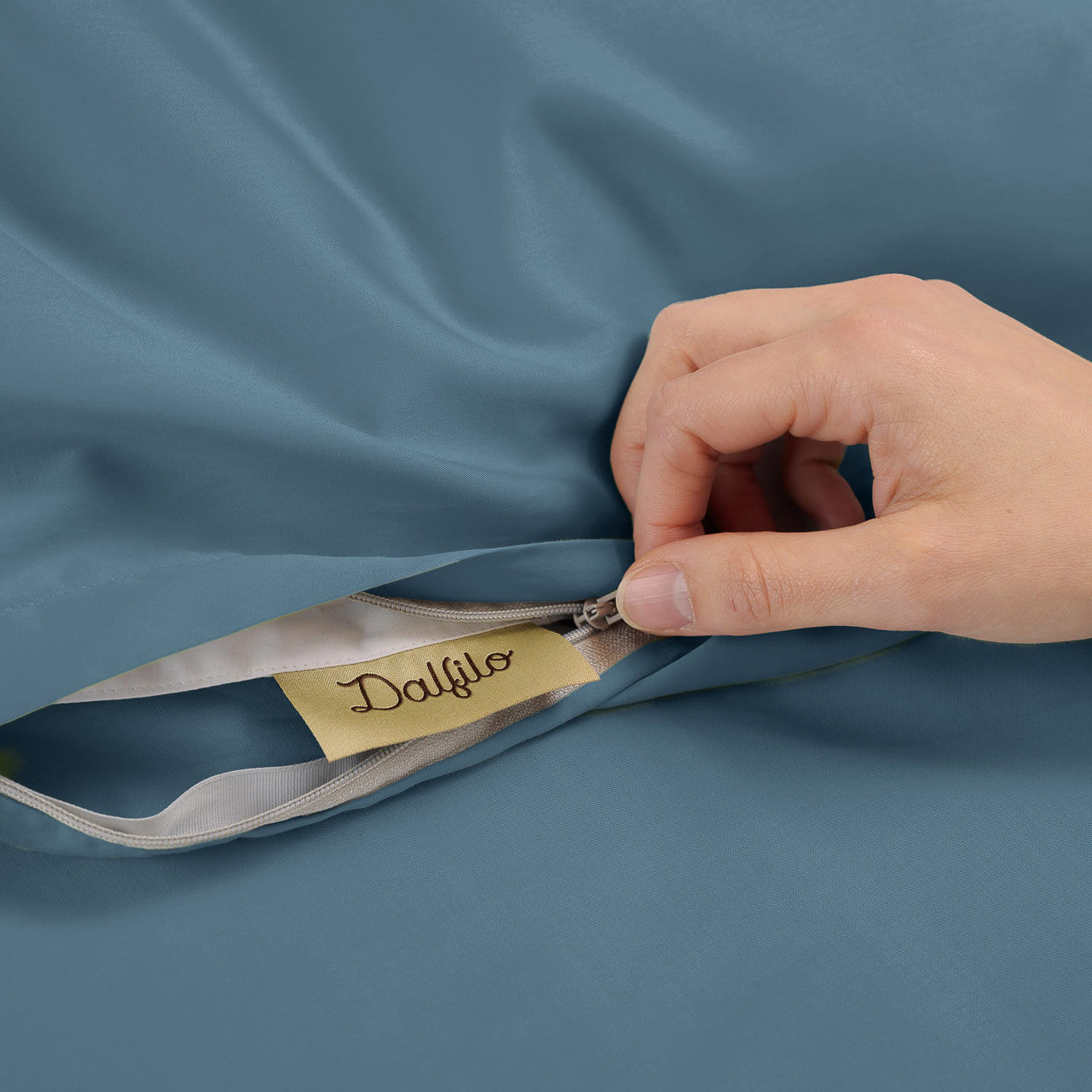 Cotton bedding set
- Denim- Percale - Dalfilo