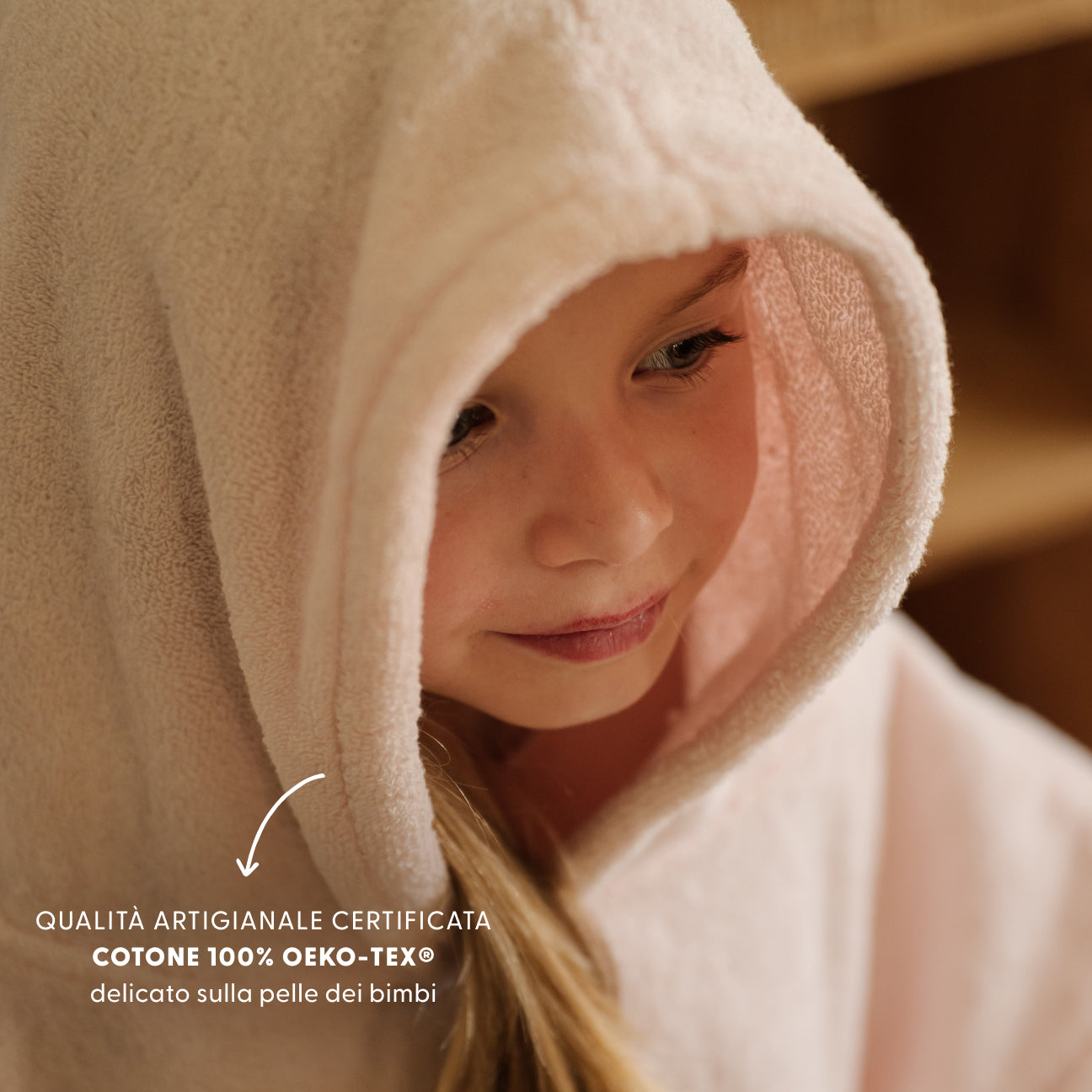 Badeponcho
- Einheitsgröße (2-4 Jahre)- Rosa- Klassische Baumwolle - Dalfilo
