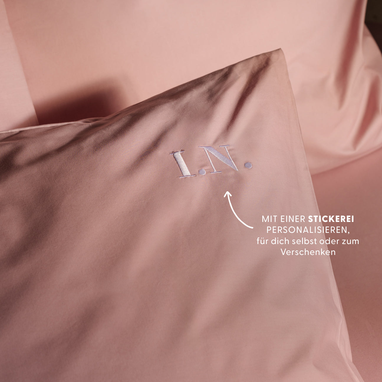 2er-Set Baumwolle Kissenbezug
- 50x70 cm- Mauve- Perkal - Dalfilo